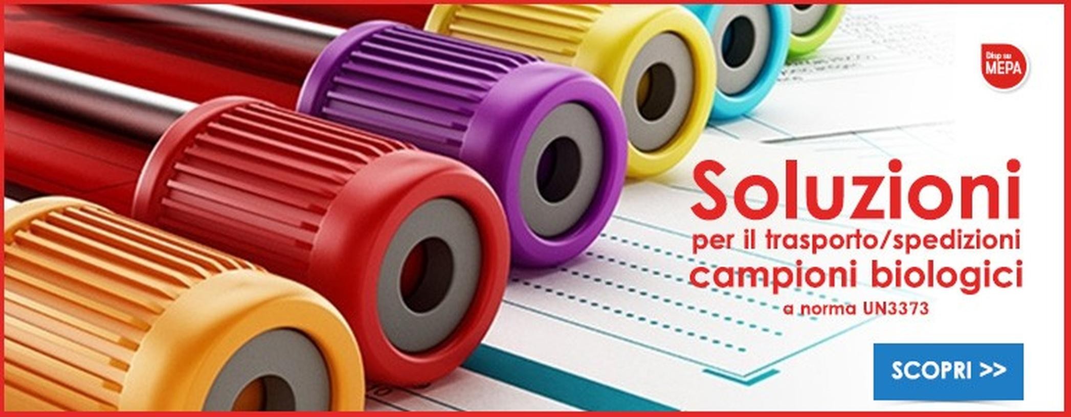 soluzioni per spedizione e trasporto campioni biologici